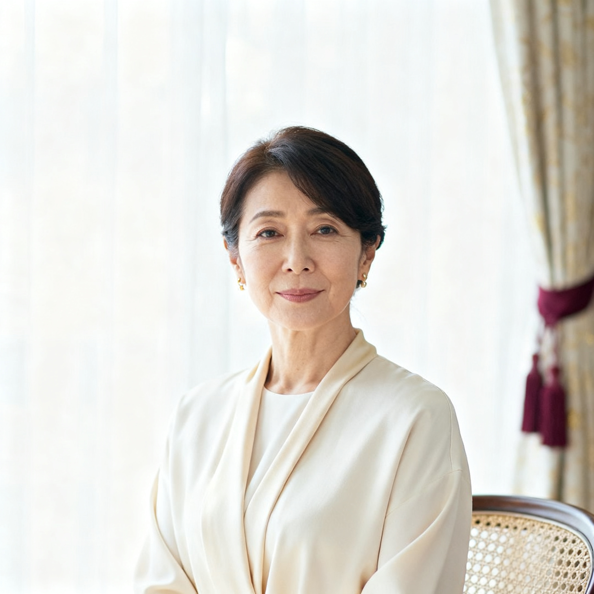信頼を担う、正面のポートレート